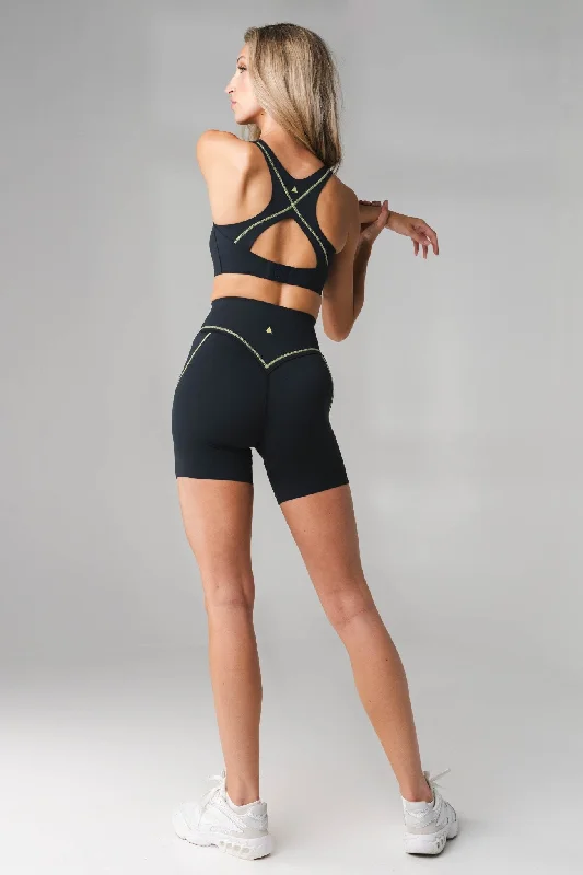 Vitality Activate Volley Short - Midnight Lime Contrast