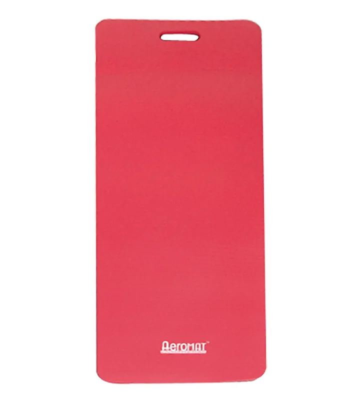 AeroMat Elite Workout Mat with Handles 48"" 12.7mm Extra Thick Red