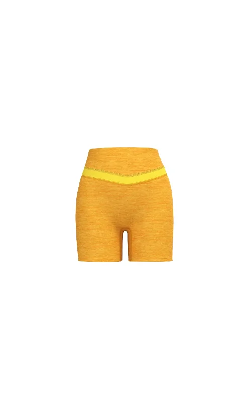 Vitality Daydream Block Volley Short - Peach Lemonade