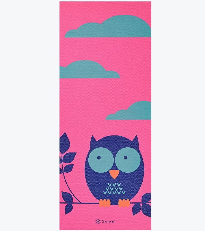 Gaiam Owl Kids Yoga Mat 60"" 4mm Thick