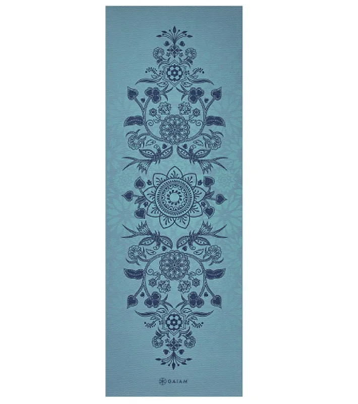 Gaiam Premium Reversible Yoga Mat 6mm Mystic Sky