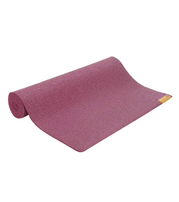 Hugger Mugger Tapas Ultra Yoga Mat 68"" 6mm Extra Thick Burgundy