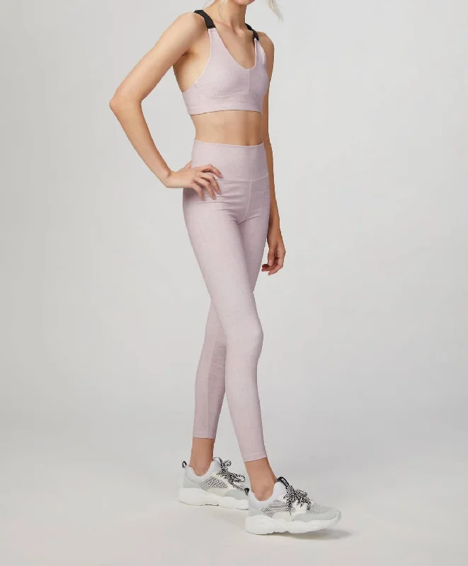 Luna Legging In Blush Croc