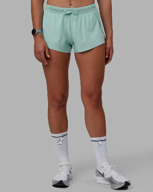 Accelerate Run Shorts - Pastel Turquoise