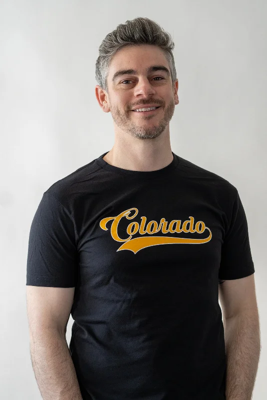 Colorado Baseball Text Unisex Tee