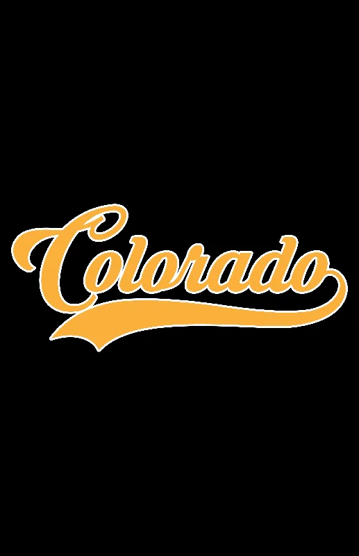 Colorado Baseball Text Unisex Tee