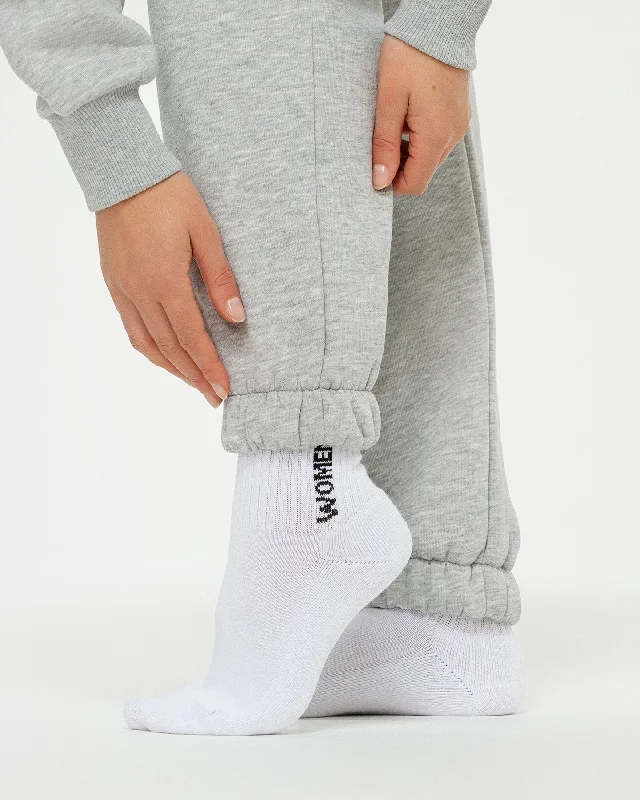 Comfort Joggers | Silver Grey Marl