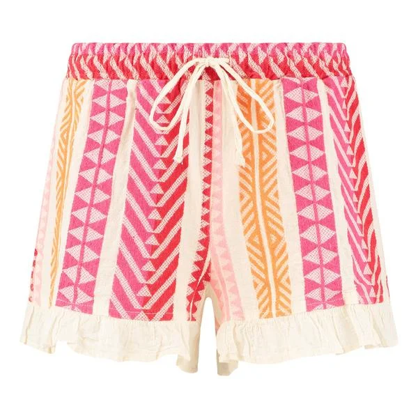 Fiona Shorts- Fushia Multi