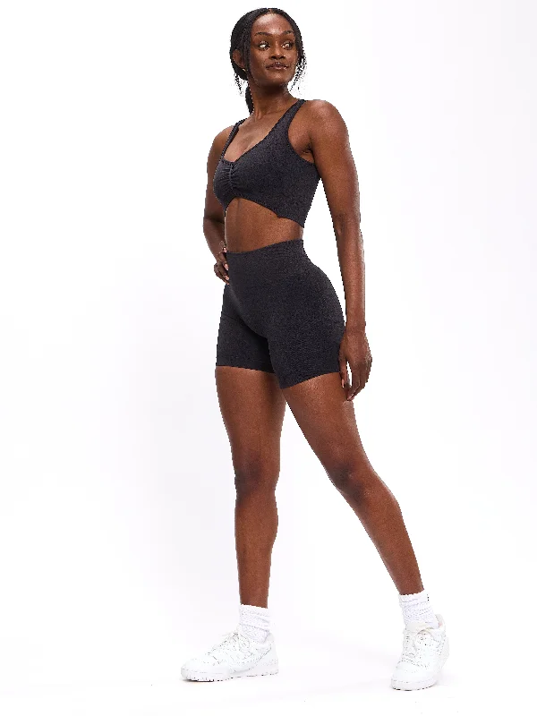 Form Seamless Short 5"" - Charcoal