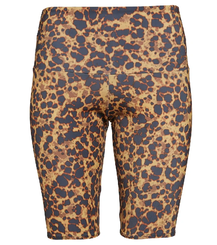 Onzie High Rise Bike Shorts Tortoise Shell