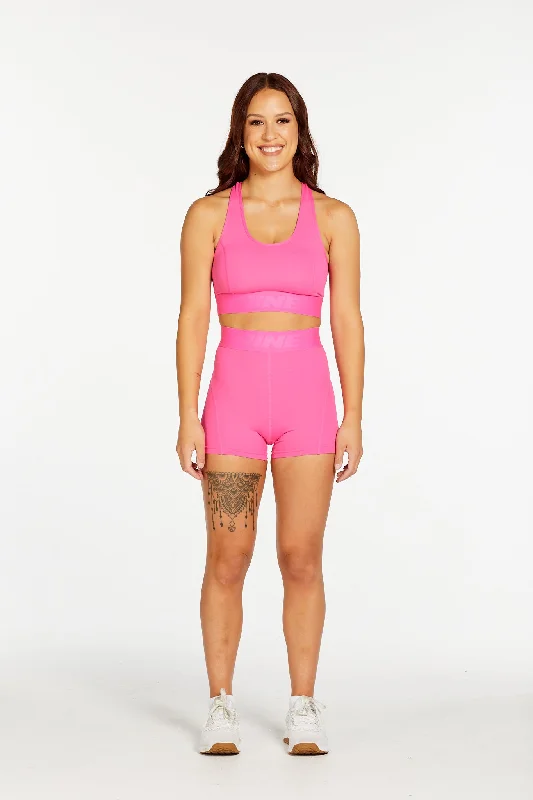 TRACK PANEL SHORT SHORT PINK