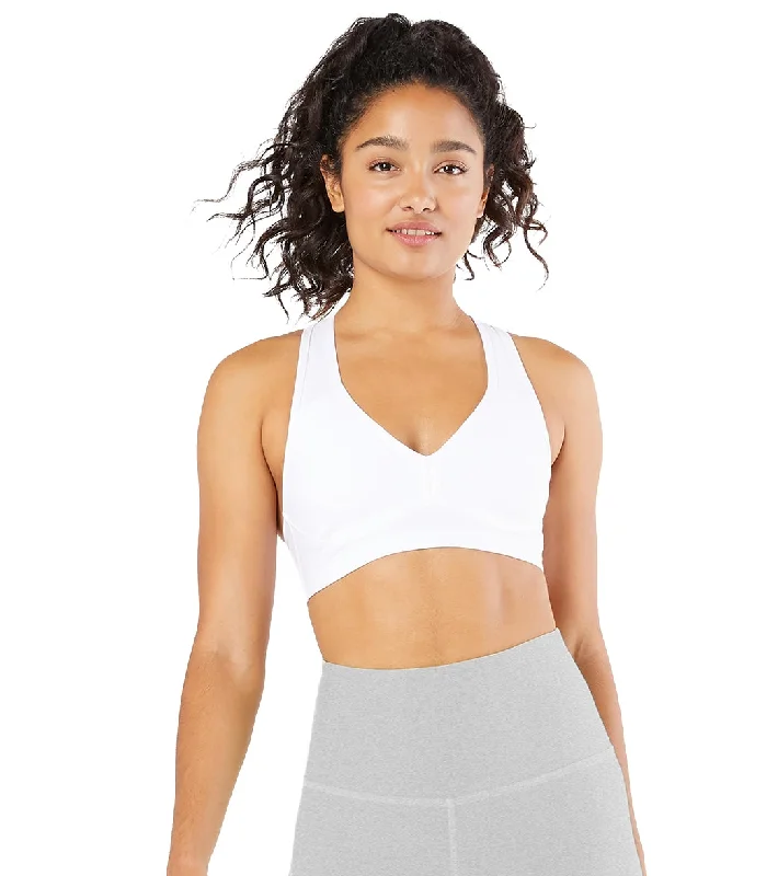 Beyond Yoga Spacedye Lift Your Spirits Yoga Sports Bra Cloud White