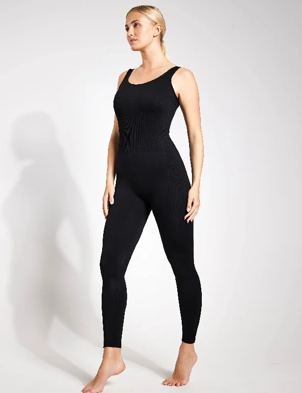 Yashila Seamless Unitard - Black