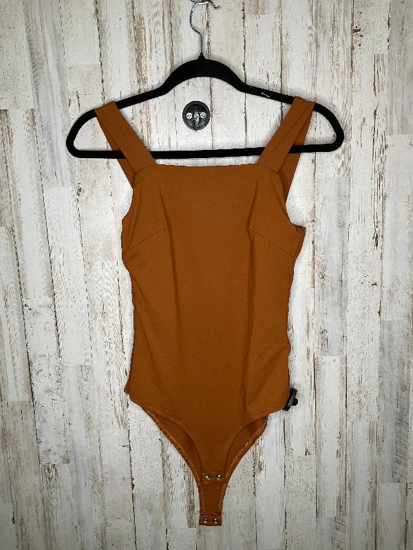 Brown Bodysuit Clothes Mentor, Size S