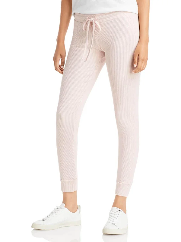 Burke Womens Ribbed Jogger Sweatpants