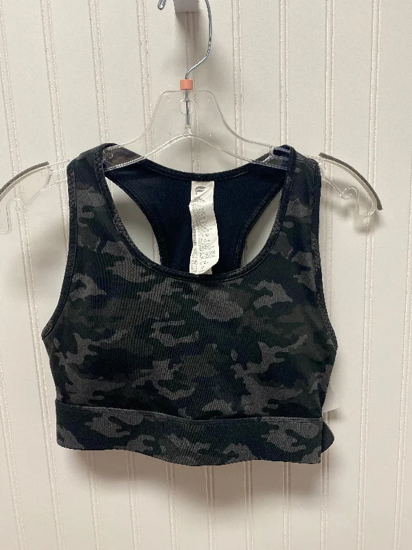 Camouflage Print Athletic Bra Fabletics, Size M