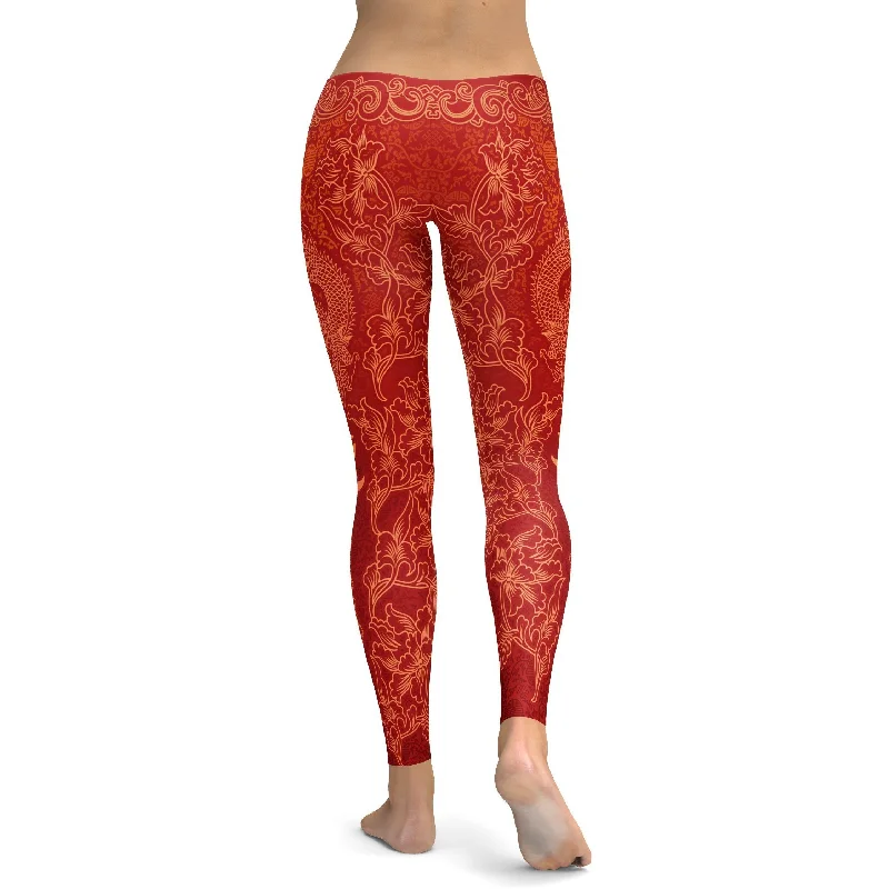 Chinese Zodiac Dragon Leggings