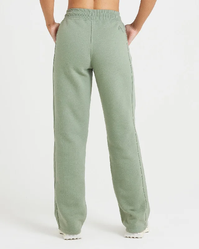 Classic Lounge Straight Leg Jogger | Sage