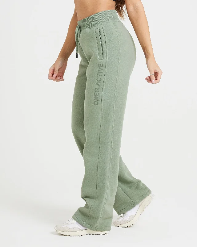 Classic Lounge Straight Leg Jogger | Sage