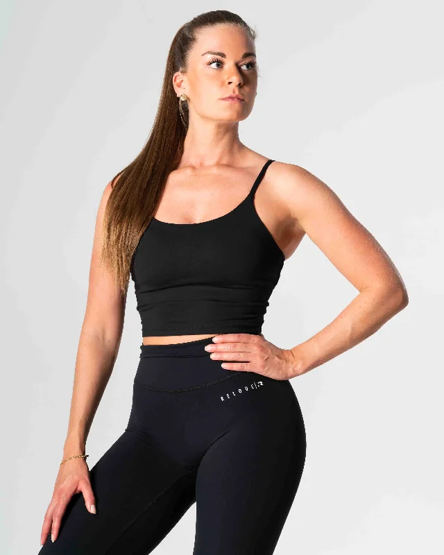 Core Crop Top - Black