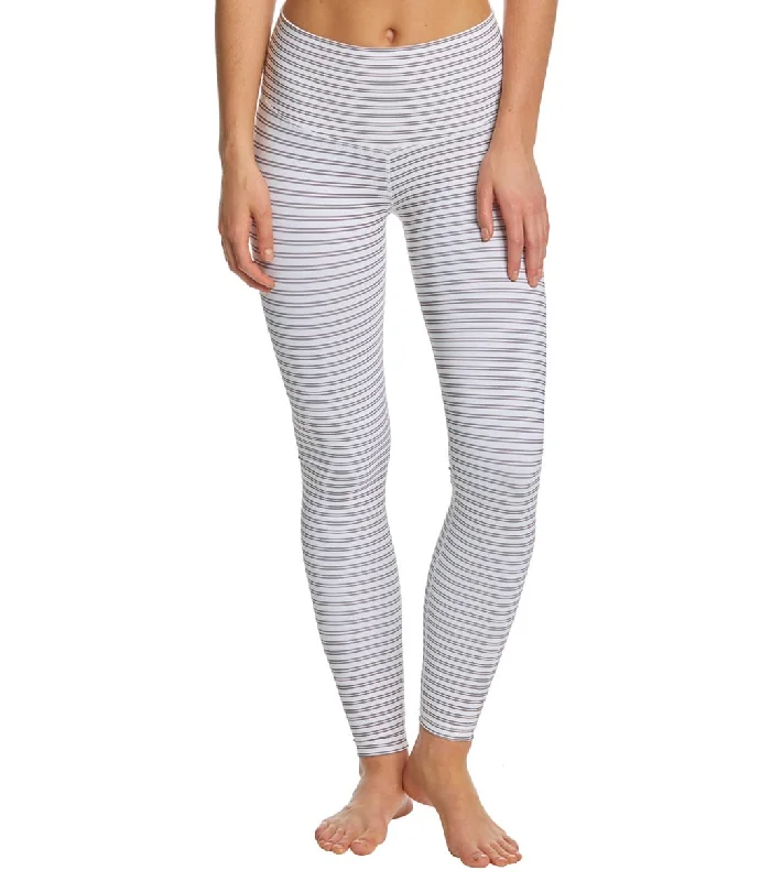 DYI Printed Signature Yoga Leggings Cacao/Pearl