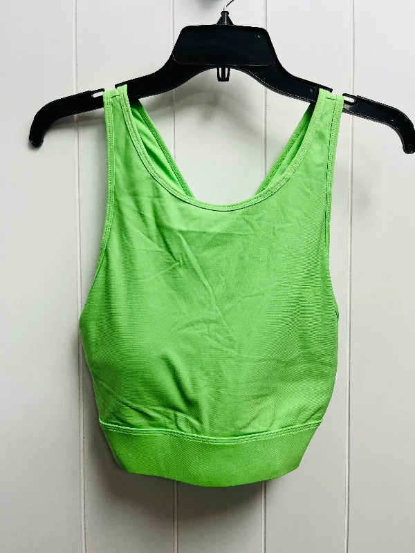 Green Athletic Bra Fabletics, Size L