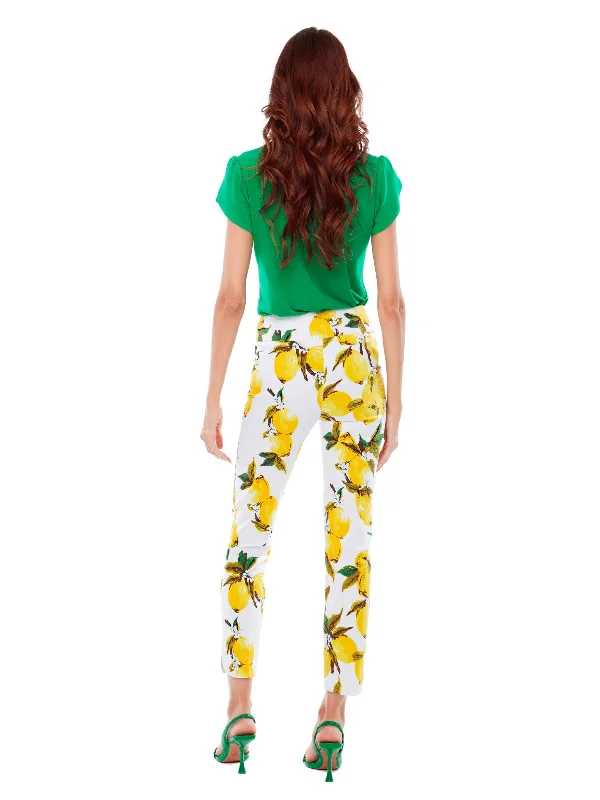 LEMONADE PETAL-SLIT SLIM PANT