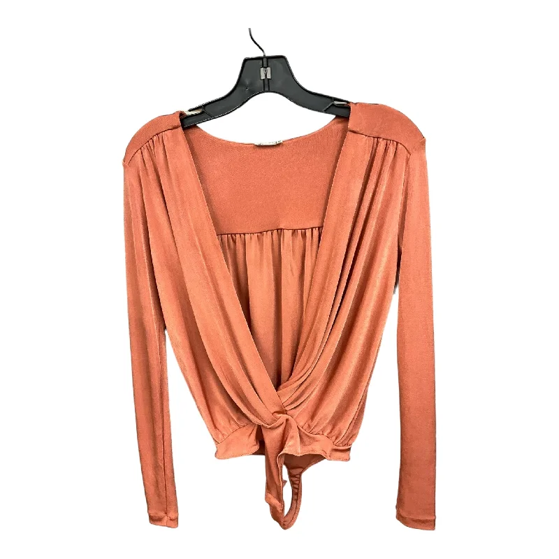 Orange Bodysuit Free People, Size Xs