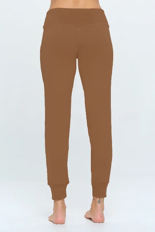 Rosy - Chestnut - Ultra Lightweight Joggers w Pockets