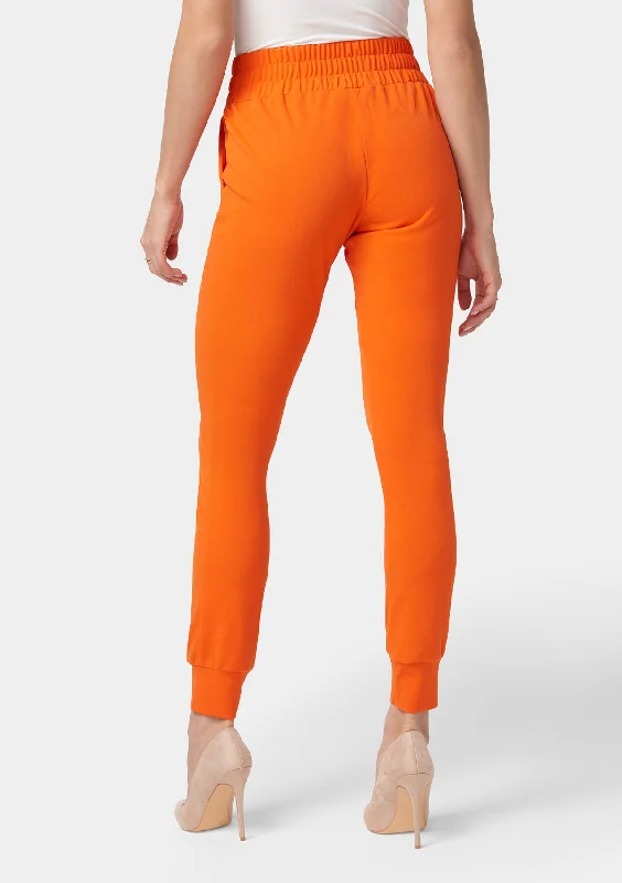 Tall Tianna Tie Waist Crepe Joggers