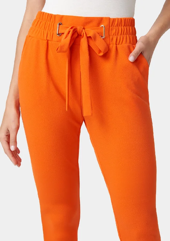 Tall Tianna Tie Waist Crepe Joggers