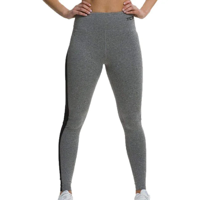 TCA Balance Womens Long Running Tights - Grey