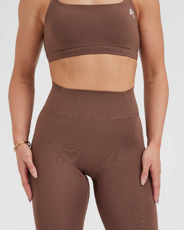 Timeless High Waisted Leggings | Chestnut