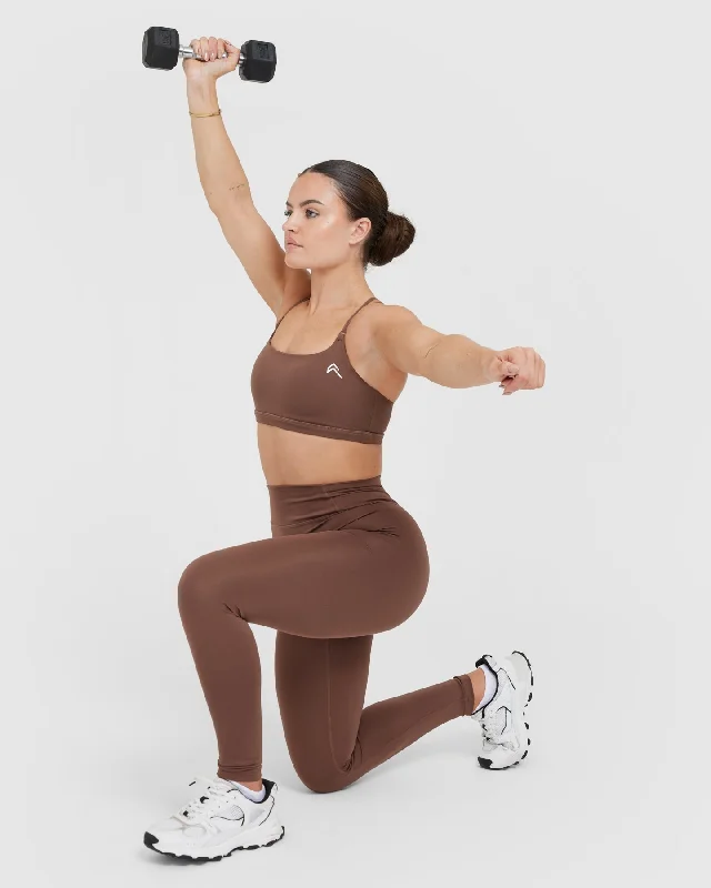 Timeless High Waisted Leggings | Chestnut