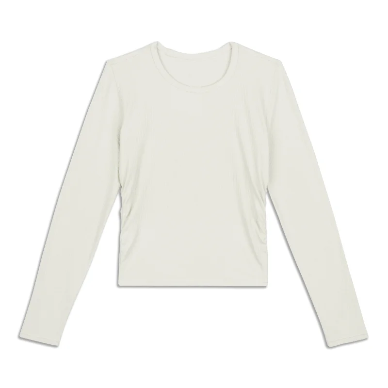 All It Takes Ribbed Long-Sleeve Shirt - Resale