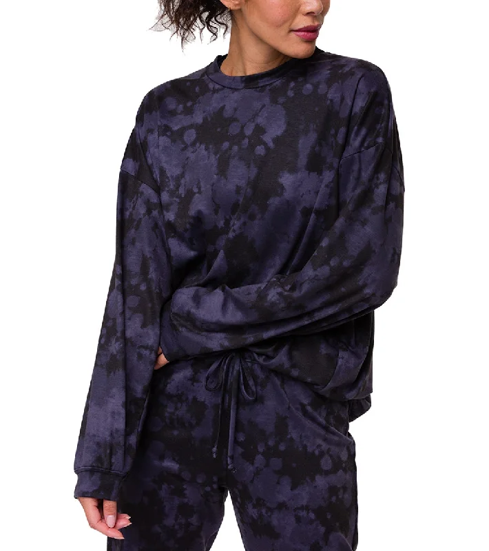 Onzie Boyfriend Sweatshirt AMETHYST TIE DYE