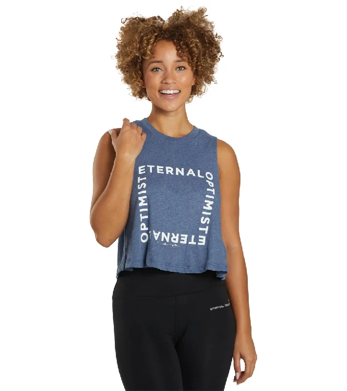 Spiritual Gangster Eternal Optimist Crop Tank